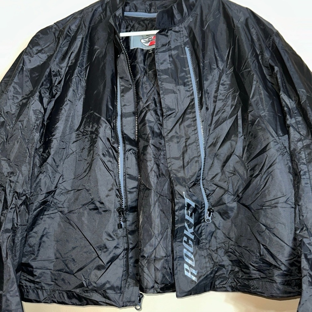 Joe Rocket Black Jacket with Red Logo large - Picture 2 of 12